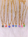 Eye Necklace In 8 Color Choices