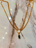 Marquise Emerald Necklace