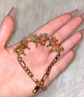 3 Butterfly Bracelet (Rainbow Color)