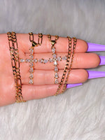 Pear Shape Cross (2 Chain Style Choices)