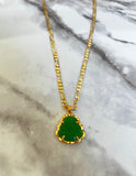 Green Buddha (Figaro Chain)