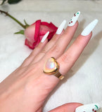 Pearl Heart Ring