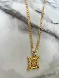 Geometric Celestial Necklace