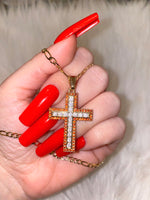 Icy Square Cross (Red)