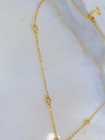 Heart Station Necklace (Gold)