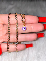 Purple Eye Necklace