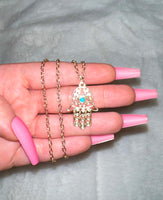 Mahsa Hamsa Necklace