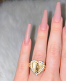 Mary Heart Ring