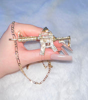 Bling Machine Gun Necklace