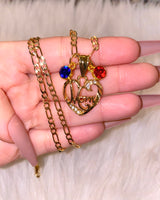 Mom Heart With 1 Or 2 Birthstones