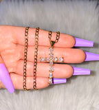 Pear Shape Cross (2 Chain Style Choices)