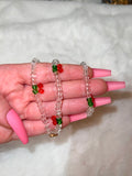 Beaded Cherry Necklace