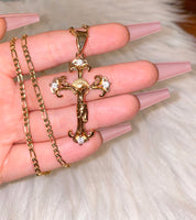 Icy Crucifix In 2 Sizes