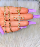 Pear Shape Cross (2 Chain Style Choices)