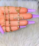 Pear Shape Cross (2 Chain Style Choices)