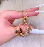 Butterfly Heart Necklace