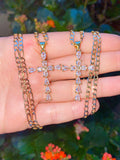 Pear Shape Cross (2 Chain Style Choices)