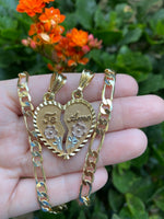Tricolor Te Amo Breakable Heart Bracelets (2 Bracelets)