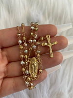 Shiny Tricolor Mary Rosary
