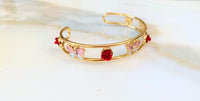 Butterfly & Rose Bangle