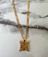 Geometric Celestial Necklace