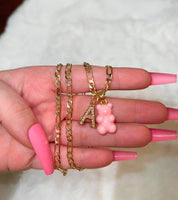 Pink Gummy Bear & Letter