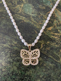 Mariposa Pearl Necklace