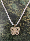 Mariposa Pearl Necklace