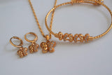 Gold Plated Kids Or Adult Butterfly Jewelry Set- Also Sold Separately
