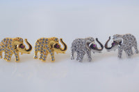 Elephant Studs In 2 Color Choices