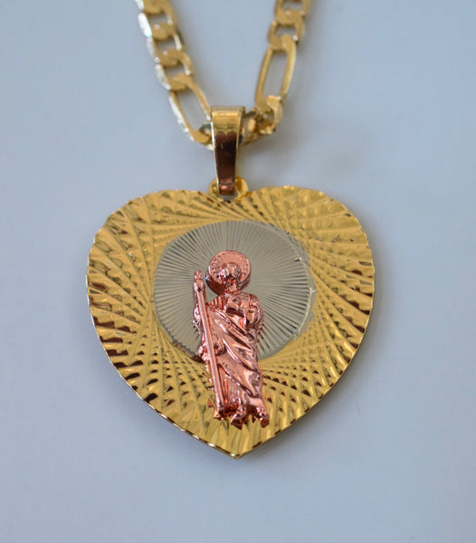 Saint Jude Heart Necklace