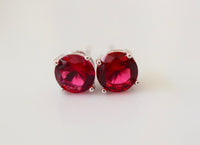 Ruby Inspired Studs
