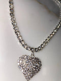Flirty Tennis Necklace (Silver)