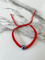 Red String Eye Bracelet