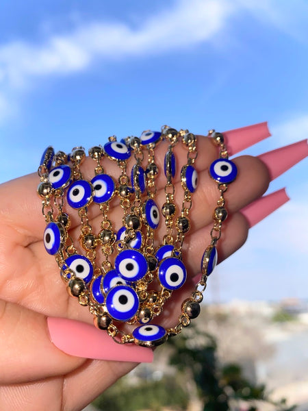 Leyla Eye Bracelet (Blue)