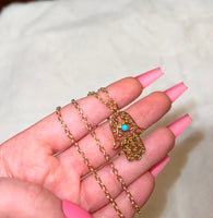 Mahsa Hamsa Necklace