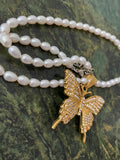 Freshwater Pearl Butterfly Necklace