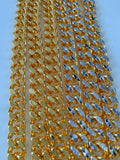 Reversible Gold Plated Cuban Link Bracelet