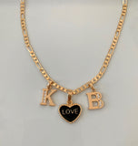Lovers Initial Necklace