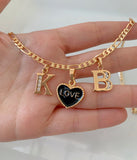 Lovers Initial Necklace