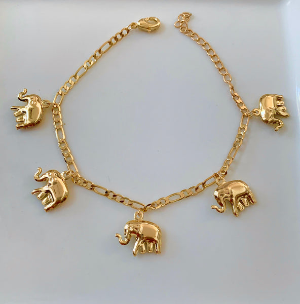 Elephant Bracelet And Anklet