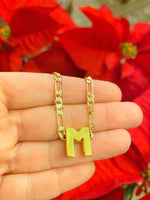 Slider Initial Necklace (Gold)