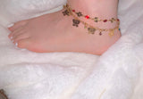 Double Row Butterfly Anklet/Bracelet