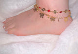 Double Row Butterfly Anklet/Bracelet