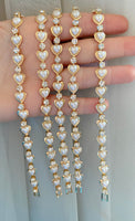 Pearly Heart Bracelet