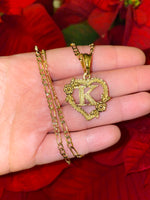 Heart Letter Necklaces