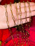 Paperclip Link Bracelets In 2 Width Choices