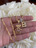 Bling Birthstone And Initial Kids (1 to 6 Kids)