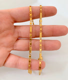 Gold Plated Youth ID Bracelet And/Or Necklace
