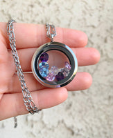 Floating Birthstone Necklace